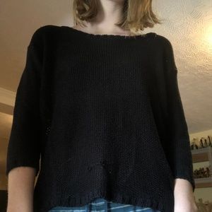 Lightweight Black Sweater